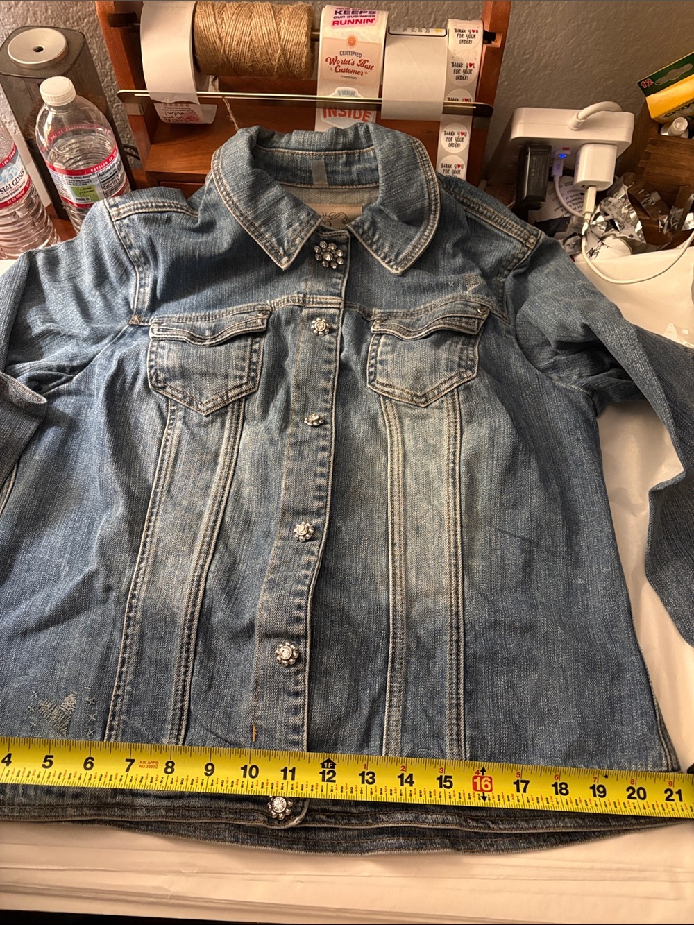 Gently Loved Brighton Denim Jacket Beautiful!! - Picture 15 of 15